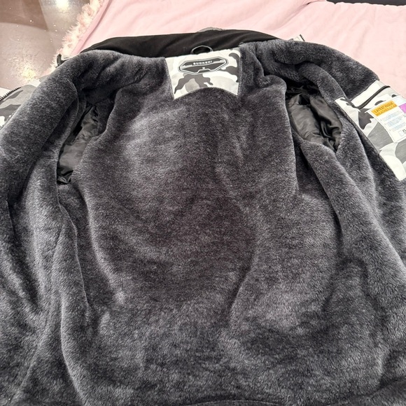 Suokeni Men's Black and Gray Camouflage Ski Jacket med - Picture 5 of 16